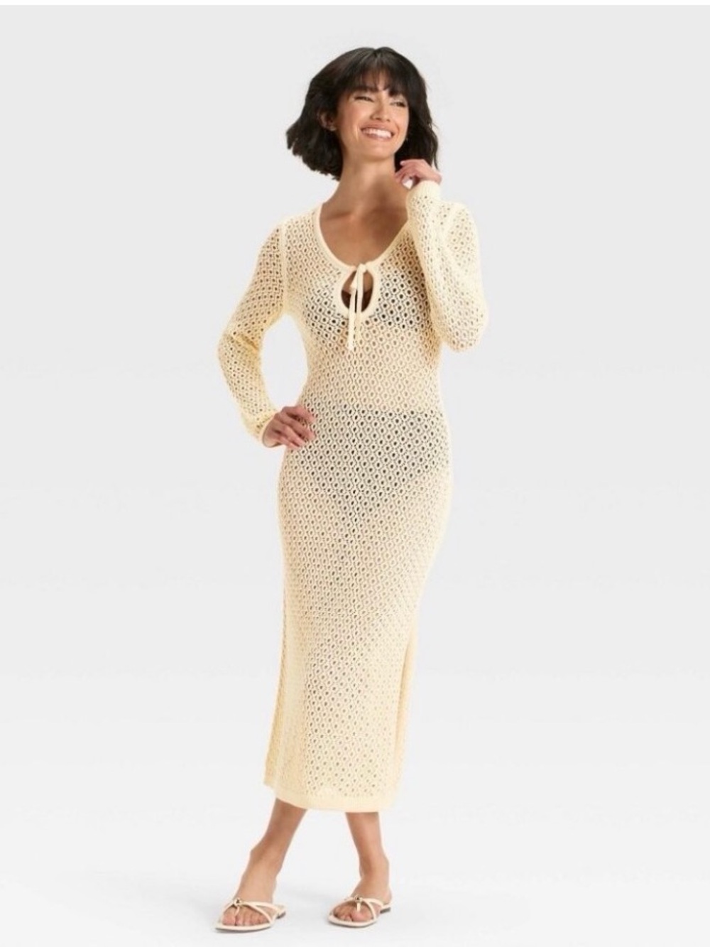 A New Day Crochet-Style
Long Sleeve
Maxi Sweater Dress